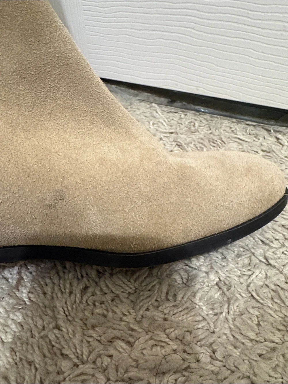 Lucky Brand Over-the-Knee Suede Boots in Dune